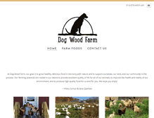 Tablet Screenshot of dogwoodfarmny.com